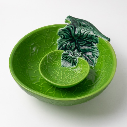 [2p] Vegetable fruit-shaped pottery (melon)